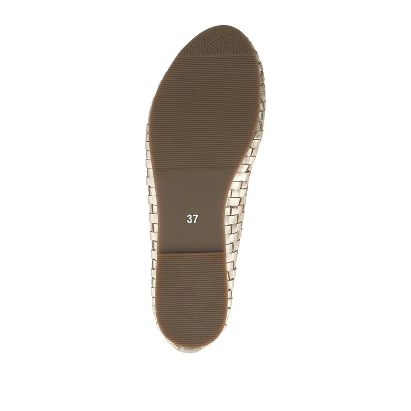 Lightweight Leather Pumps - BELSK41009 / 327 463 - Gold