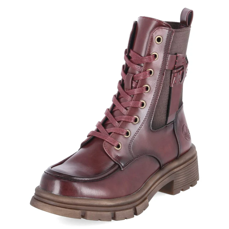 Schnürstiefeletten Schwarz