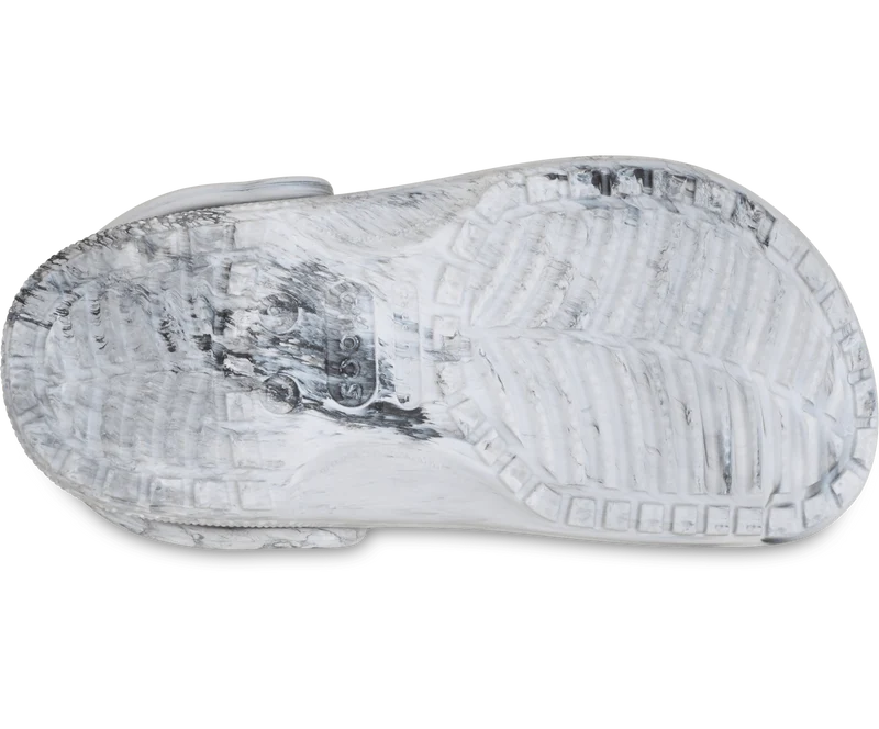 CROCS Kinder Klassischer Aquarell Marmorierter Clog | Grauer Wirbel