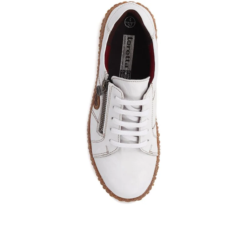 Loretta Leather Trainers - HAK38023 / 324 496 - Off White