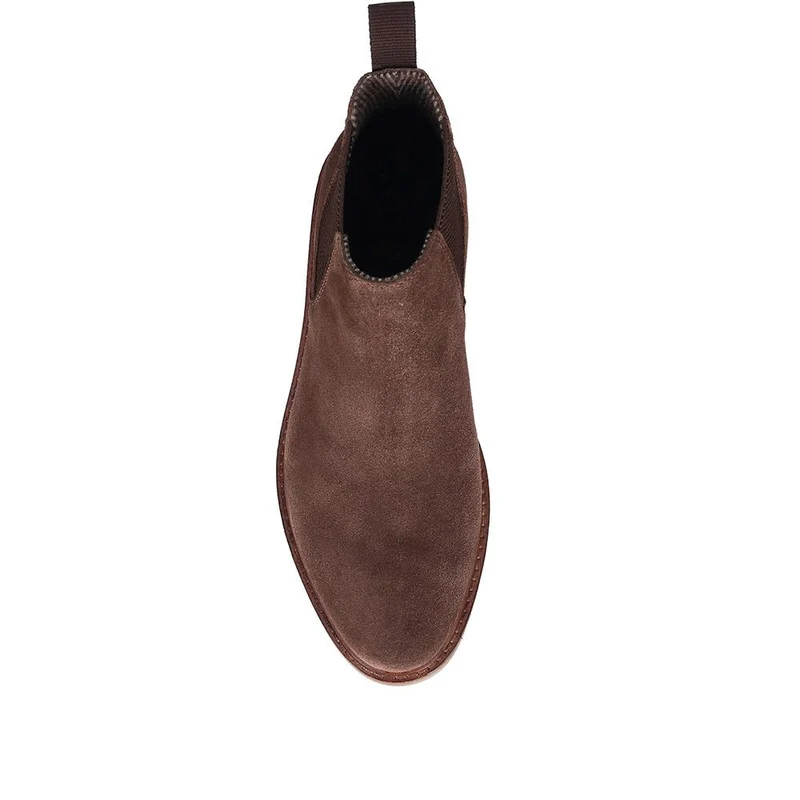 Zeli Leather Chelsea Boots - BUG36503 / 322 878 - Dark Brown