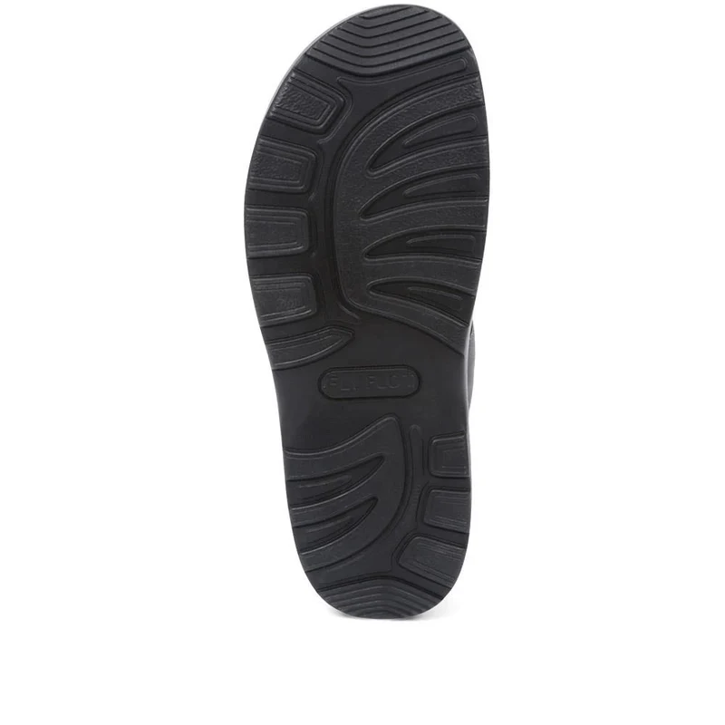 Fly Flot Slip On Mule Sandals - FLY37013 / 323 213 - Grey