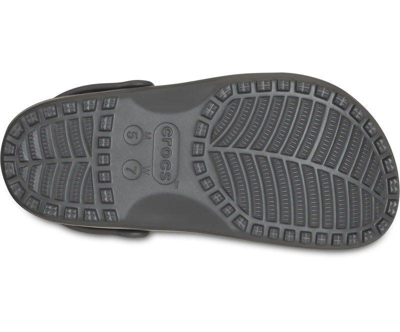 CROCS Unisex Klassischer Blumen-Clog mit Cut-Out | Schwarzer Sand