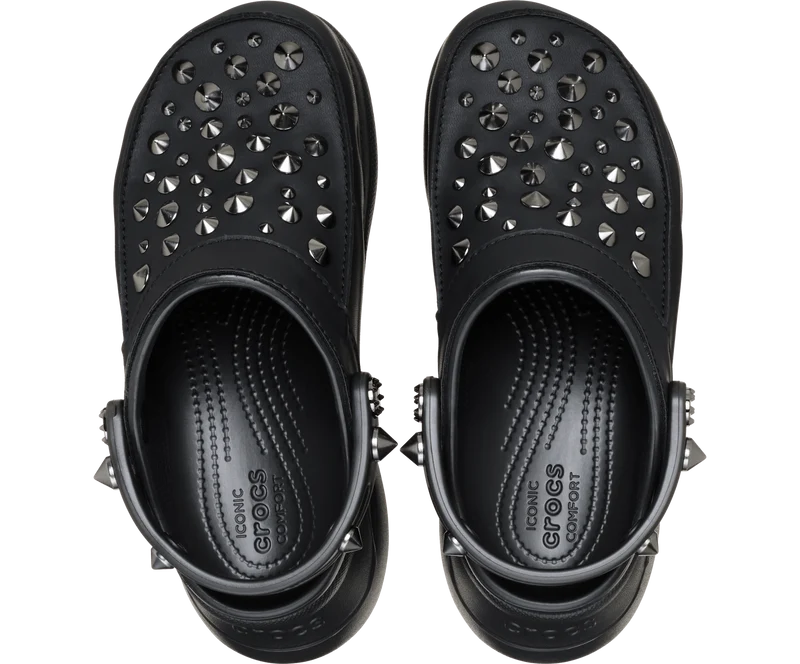 CROCS Unisex Bae Nieten-Clog | Schwarz