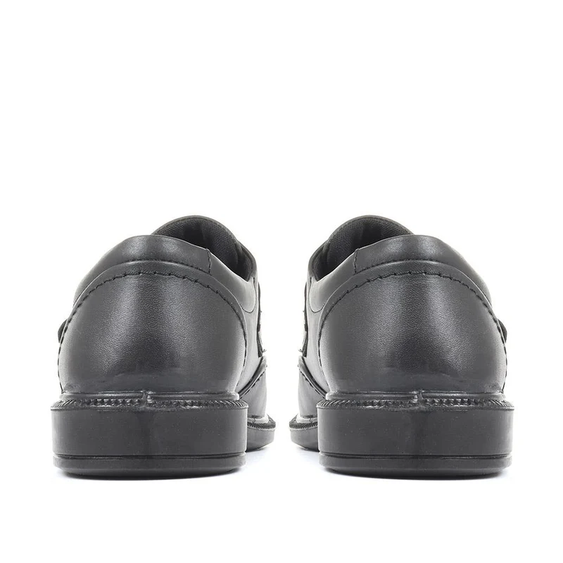 Adjustable Leather Shoes - RAJ1602 / 124 915 - Black