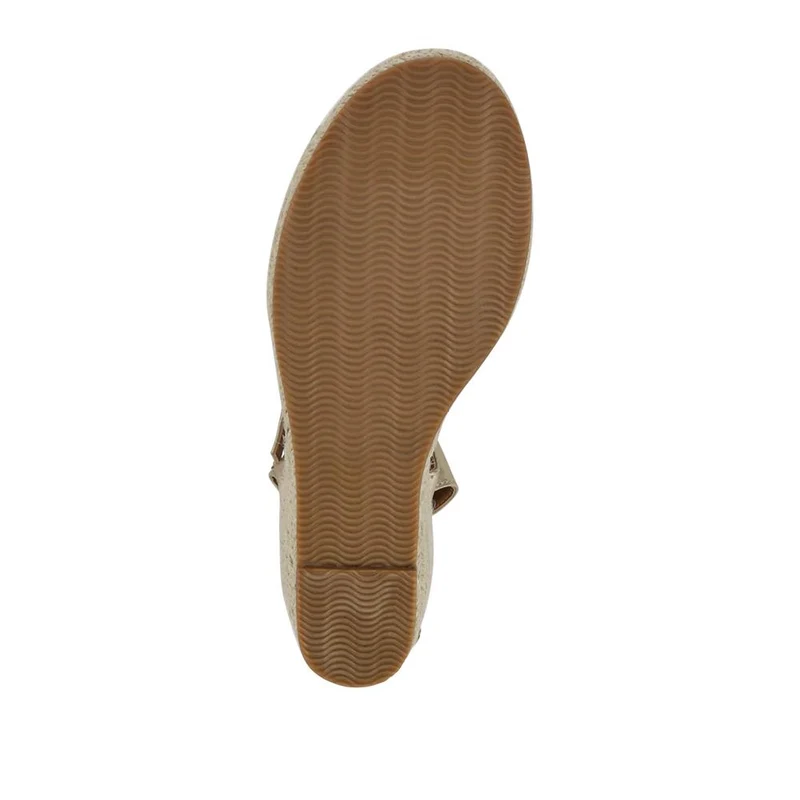 Casual Buckled Espadrilles - WBINS41058 / 327 258 - Gold