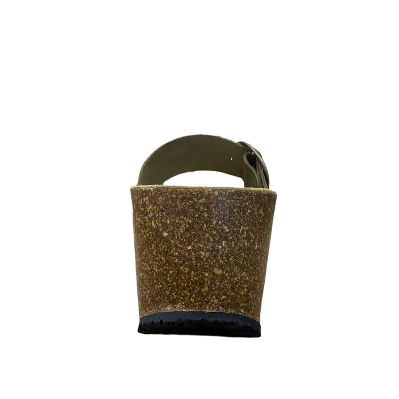 Plakton Alicante Hi Ledersandale für Damen - Helles Khaki