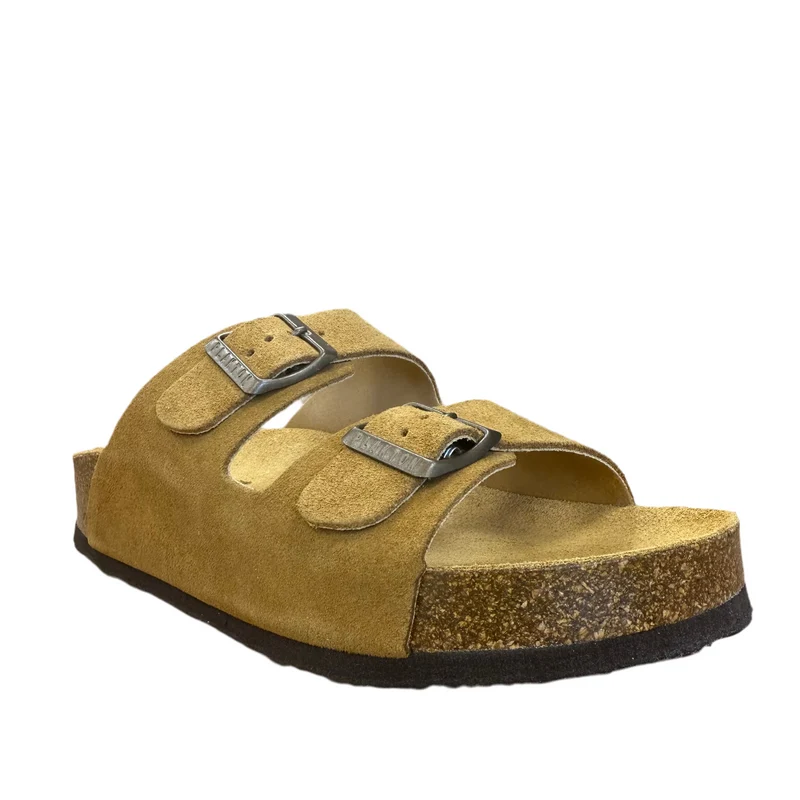 Plakton Malaga Mid Wildledersandale für Damen - Toffee
