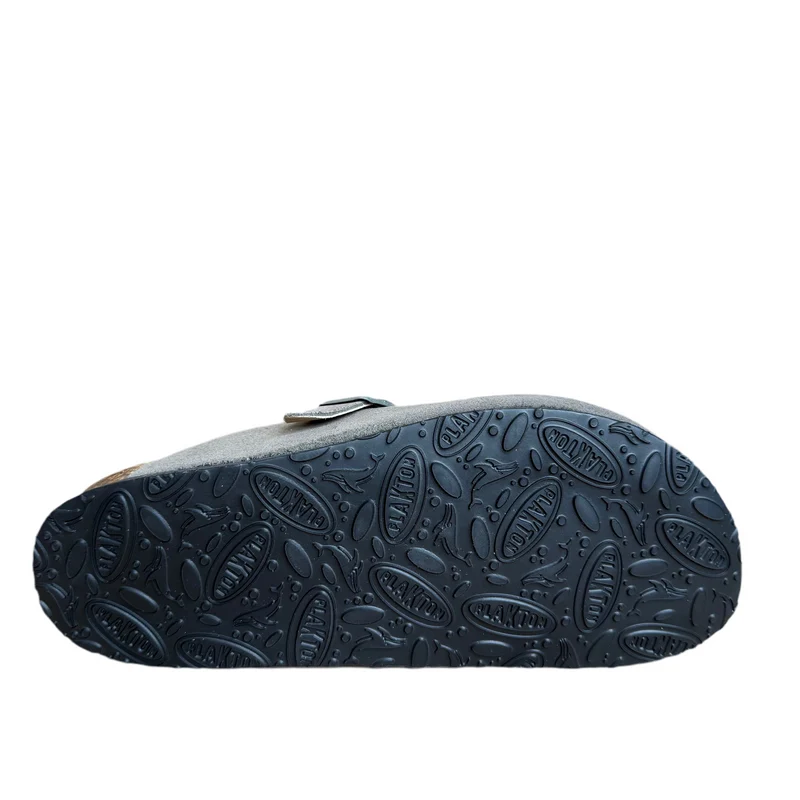 Plakton Gibraltar Wildleder Pantoletten - Castor Grey