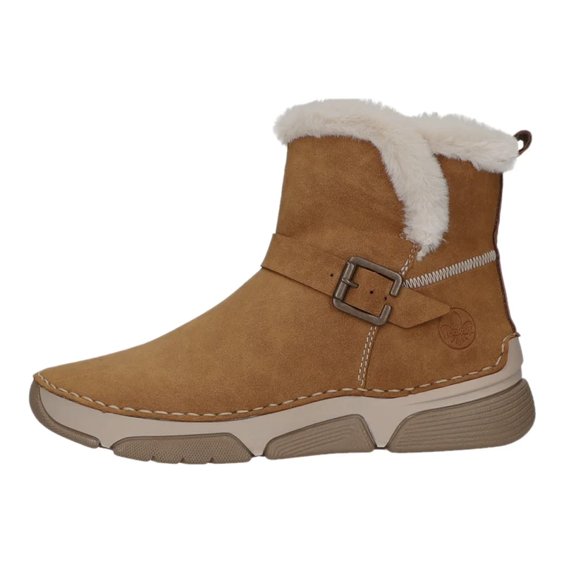 Rieker Schlupf-/Reißverschlußstiefelette Warmfutter bis 35mm Absatz (casual)