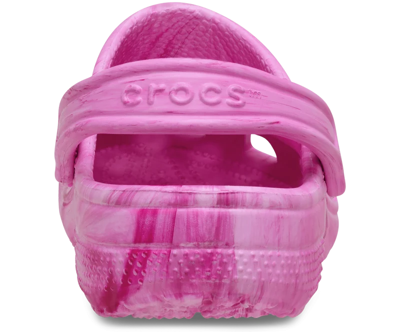CROCS Unisex Klassischer Aquarell Marmorierter Clog | Rosa Wirbel
