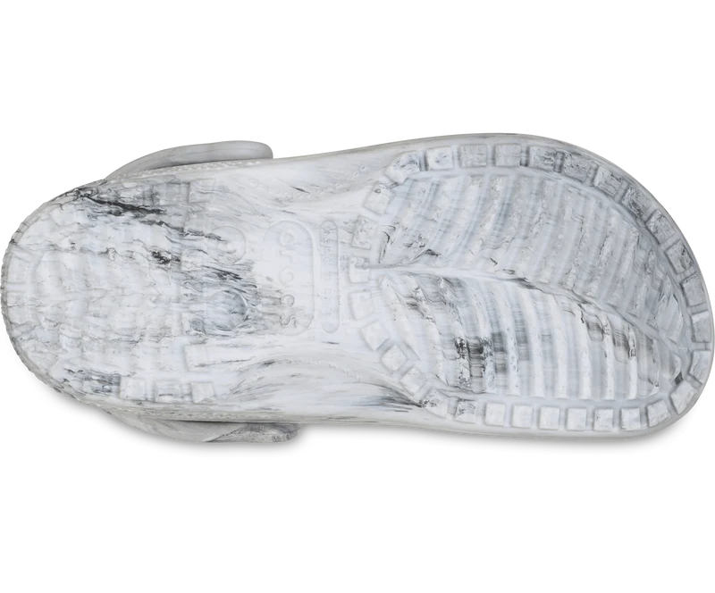 CROCS Unisex Klassischer Aquarell Marmorierter Clog | Grauer Wirbel