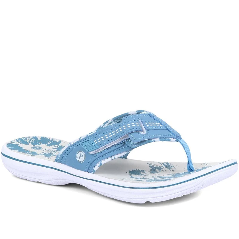 Touch-Fastening Toe Post Sandals - XIAM29002 / 316 019