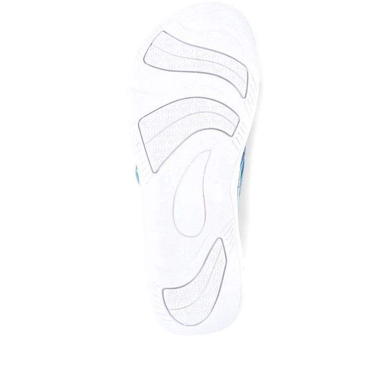 Touch-Fastening Toe Post Sandals - XIAM29002 / 316 019 - Denim