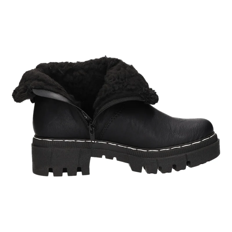 Rieker Schlupf-/Reißverschlußstiefelette Warmfutter bis 35mm Absatz (casual)