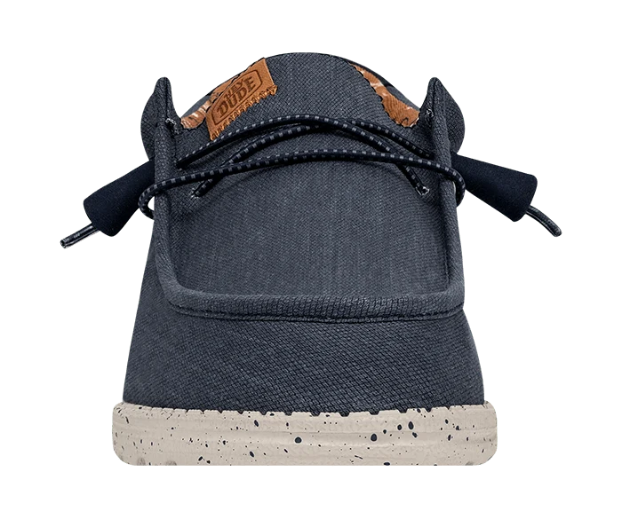 Hey Dude Wally Herren-Mokassin aus gewaschenem Canvas | Marineblau
