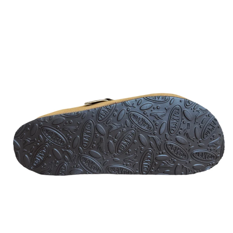 Plakton Gibraltar Wildleder Pantoletten - Toffee