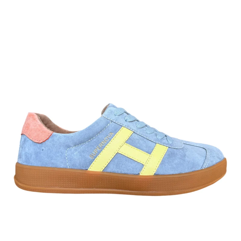 Drilleys Damen-Sneaker Sixty | Aqua Mellow
