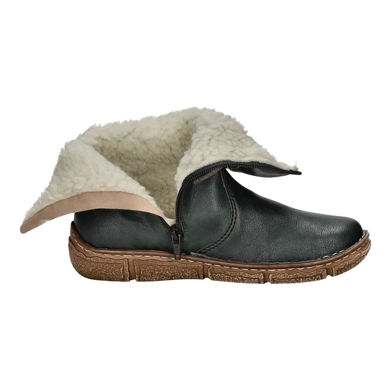 Rieker Schlupf-/Reißverschlußstiefelette Warmfutter bis 35mm Absatz (casual)