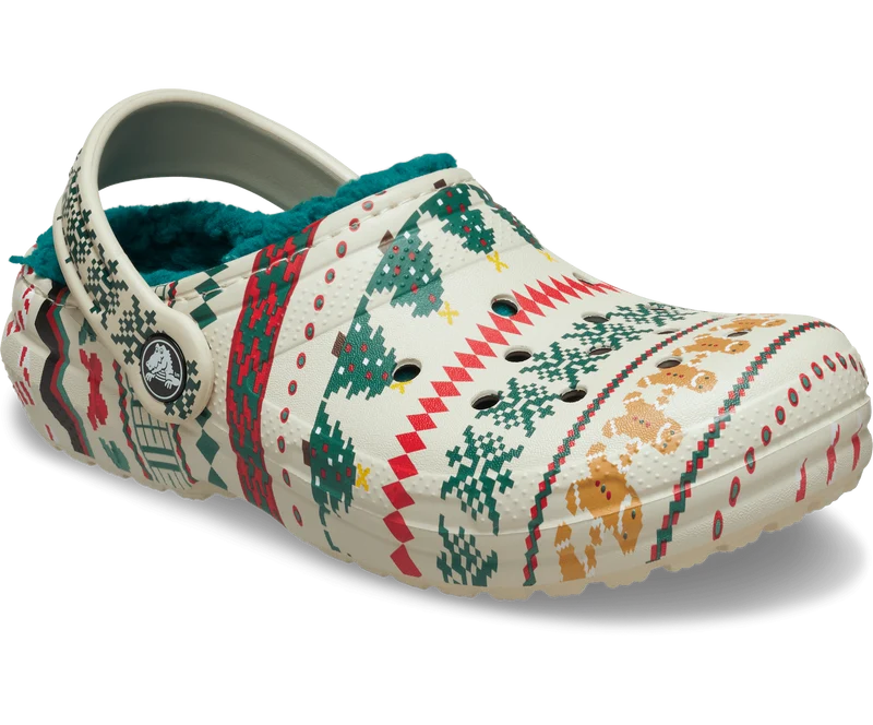 CROCS Unisex Fair Isle Lined Clog | Knochen
