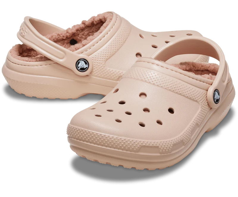 Crocs Unisex-Klassiker Lined Clog | Rosa Karamell