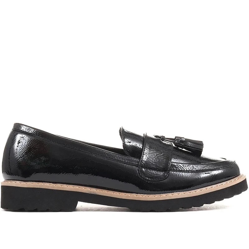 Chunky Tassel Loafers - WBINS32047 / 318 931 - Black