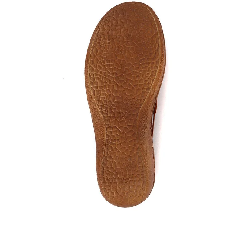 Flat Sandals - HAK33015 / 319 895 - Tan