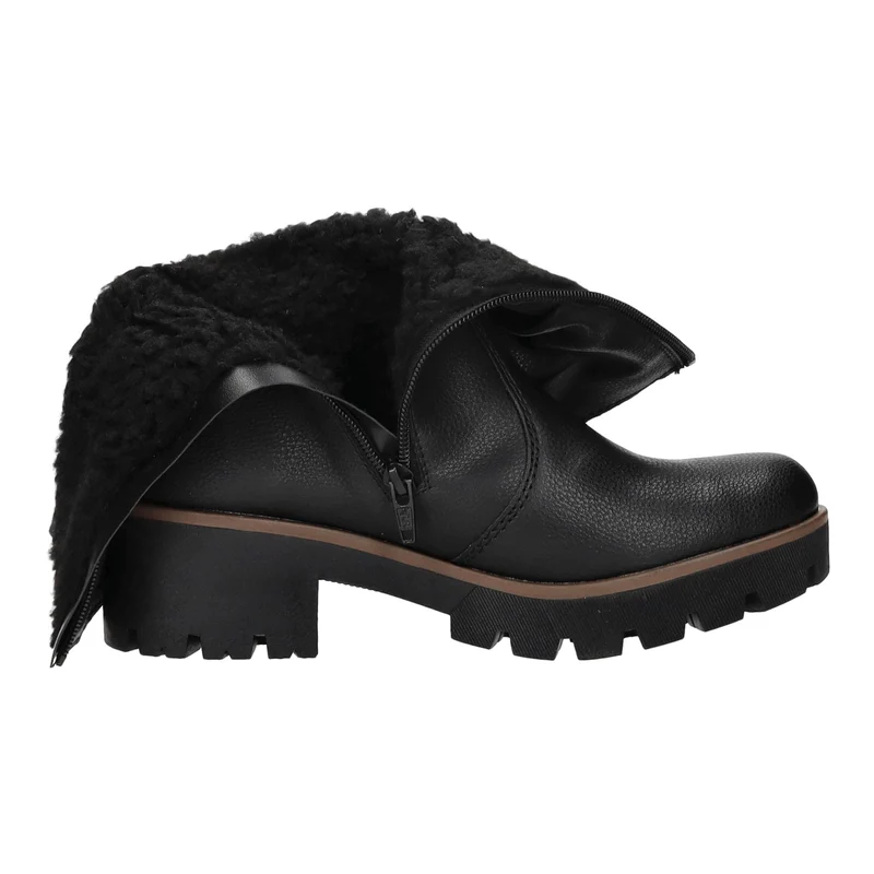 Rieker Schlupf-/Reißverschlußstiefelette Warmfutter ab 35mm Absatz
