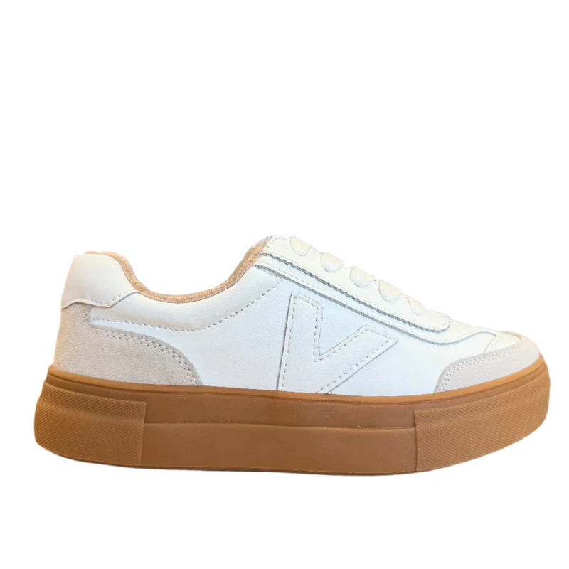 Drilleys Eighty Damen-Sneaker | Makelloses Weiß