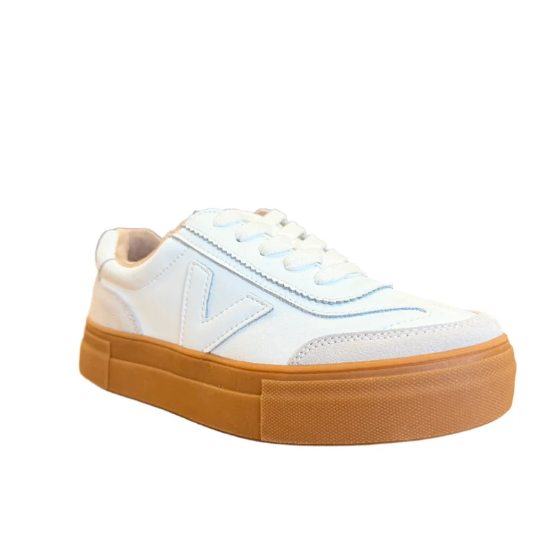 Drilleys Eighty Damen-Sneaker | Makelloses Weiß
