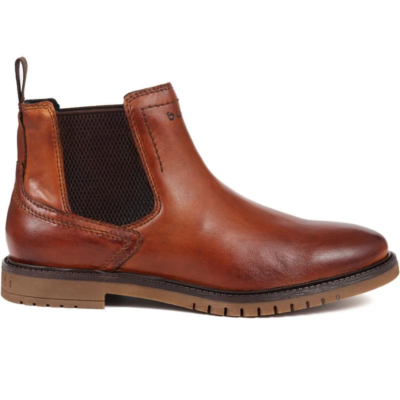 Leather Chelsea Boots - BUG38509 / 324 042 - Tan