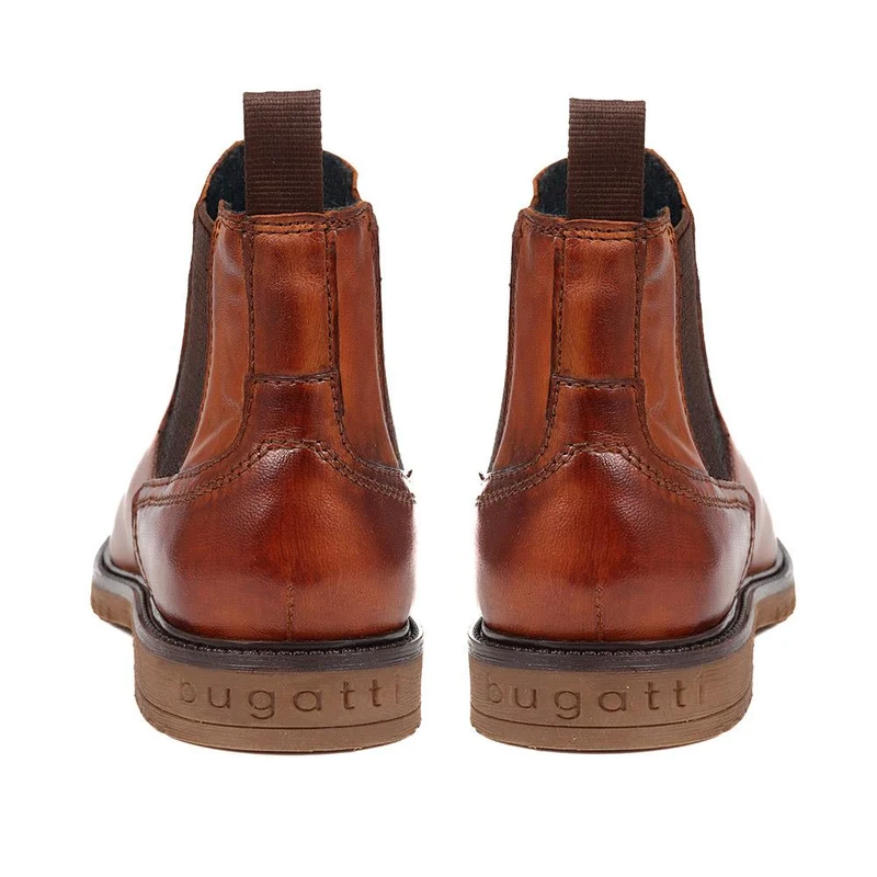 Leather Chelsea Boots - BUG38509 / 324 042 - Tan