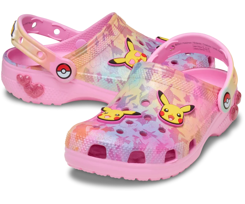CROCS Kinder Pokemon Pikachu Rosa Clog