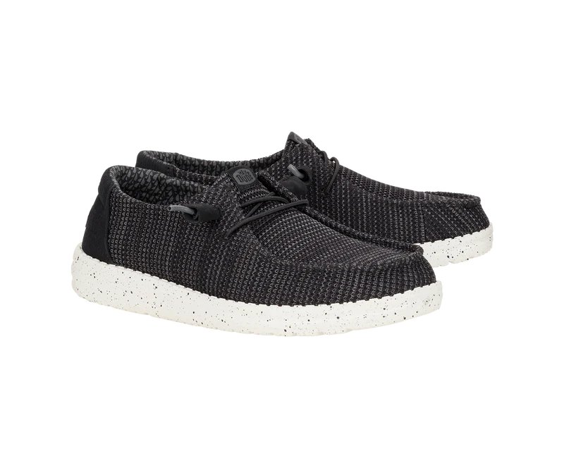 Hey Dude Damen-Mokassins „Wendy Stretch Sox“ | Schwarz/Weiß