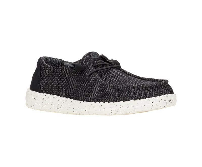 Hey Dude Damen-Mokassins „Wendy Stretch Sox“ | Schwarz/Weiß