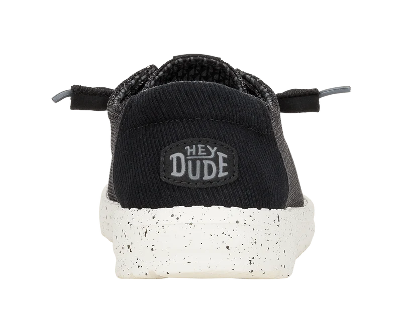 Hey Dude Damen-Mokassins „Wendy Stretch Sox“ | Schwarz/Weiß