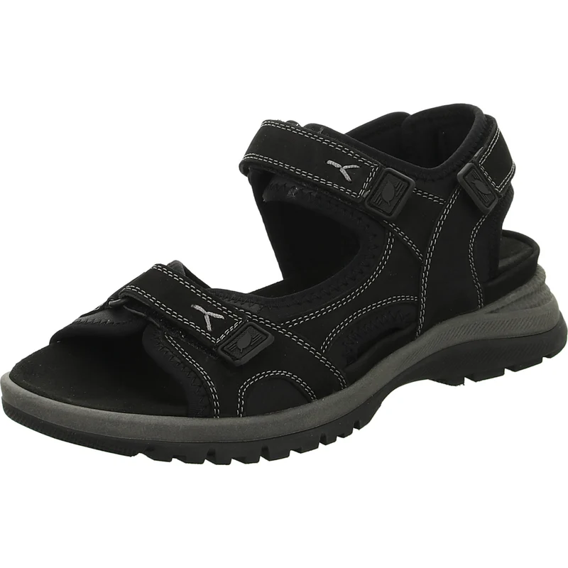 Waldläufer Sandalette mit Mehrweite bis 30mm Sohlenhöhe H-Sora