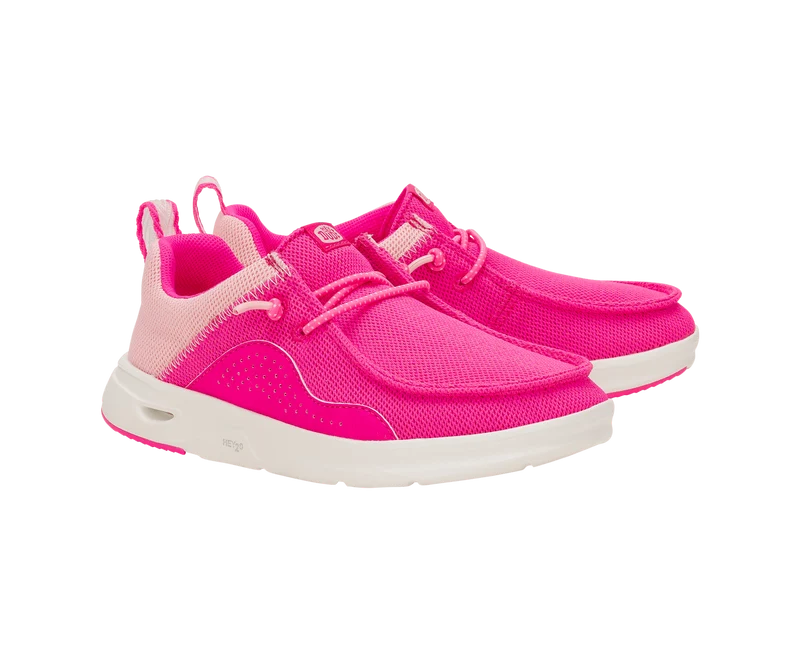 Hey Dude Wally Y Hey2O Colourblock Mokassin für Kinder | Pink Glo / Hellrosa