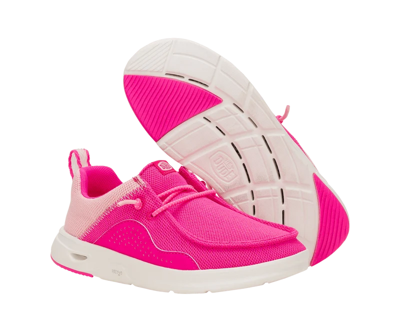 Hey Dude Wally Y Hey2O Colourblock Mokassin für Kinder | Pink Glo / Hellrosa