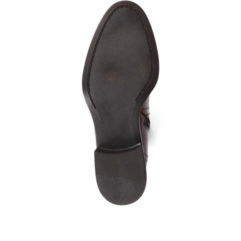 Metal-Detailed Long Boots - SAK38004 / 324 410 - Tan