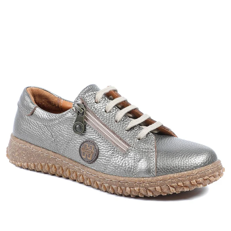 Loretta Leather Trainers - HAK38023 / 324 496 - Bronze