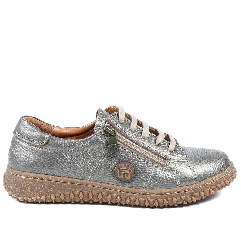 Loretta Leather Trainers - HAK38023 / 324 496 - Bronze