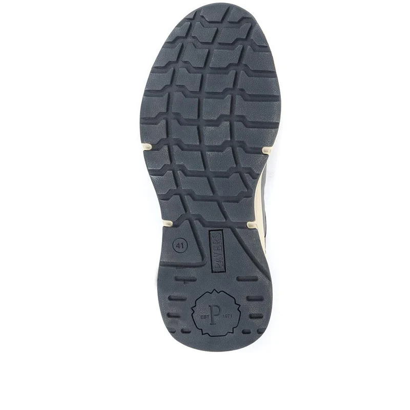 Lace-Up Trainer Shoe - SUNT34007 / 320 327 - Navy