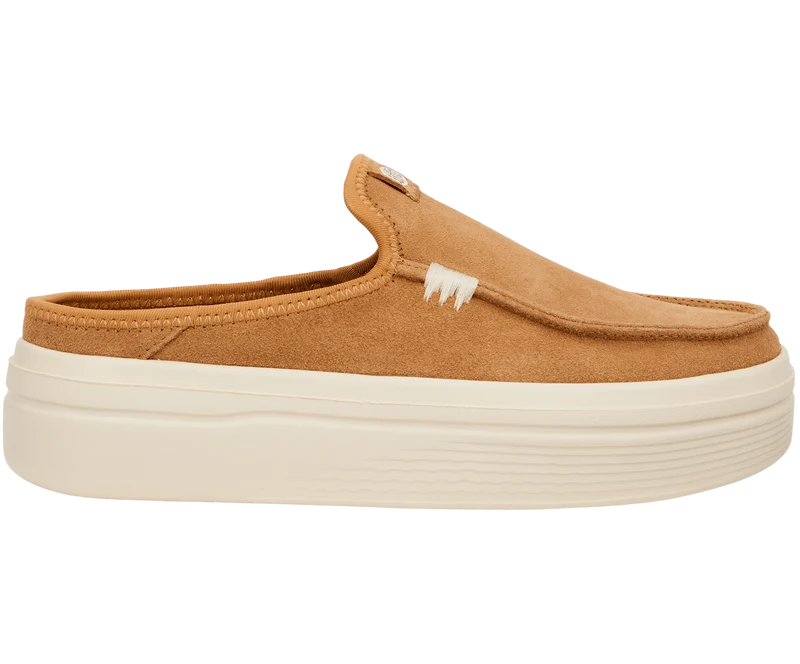 Hey Dude Austin Lift Classic Damenschuh aus Wildleder | Hellbraun