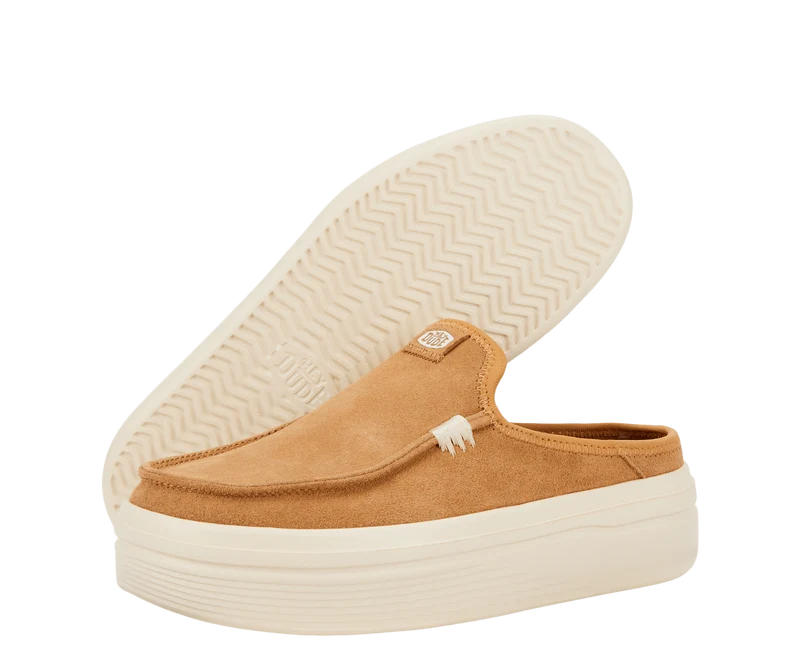 Hey Dude Austin Lift Classic Damenschuh aus Wildleder | Hellbraun