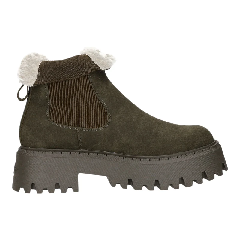 Buffalo Schlupf-/Reißverschlußstiefelette Warmfutter bis 35mm Absatz (casual) Aspen Chelsea Warm