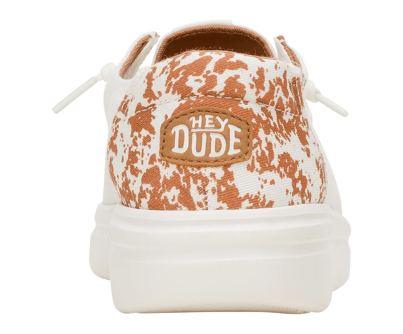 Hey Dude Damen-Mokassins von Wendy Rise mit Tiermotiven | Weiß