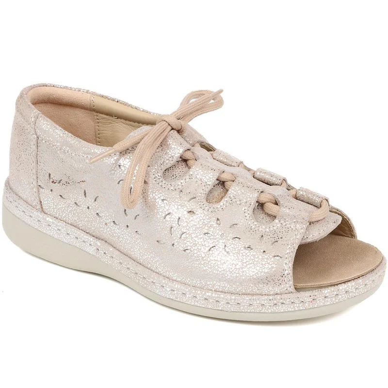 Lace-Up Sandal - VAN37138 / 324 873 - Silver