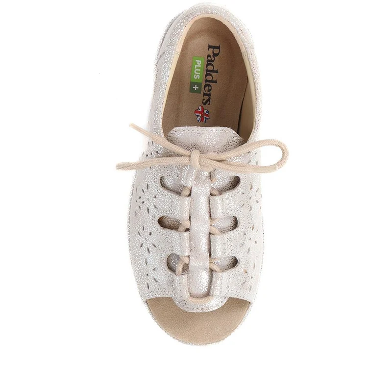 Lace-Up Sandal - VAN37138 / 324 873 - Silver