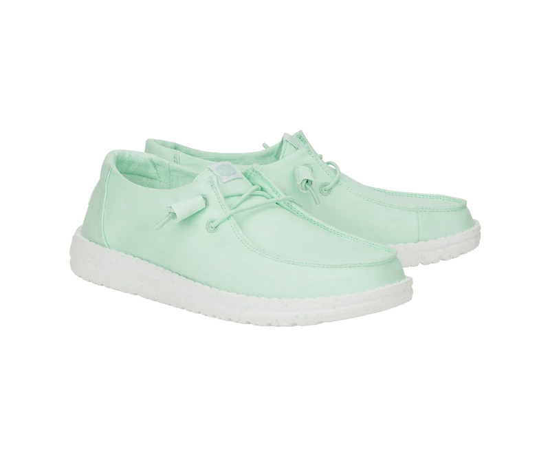 Hey Dude Damen-Mokassin Wendy aus Stretch-Canvas | Bay Blue
